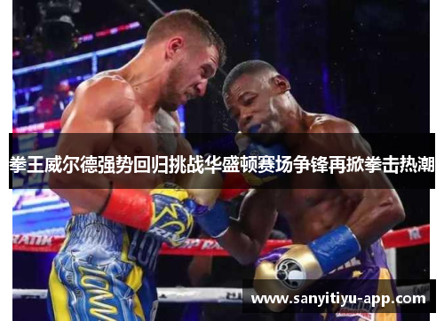 拳王威尔德强势回归挑战华盛顿赛场争锋再掀拳击热潮